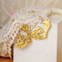Yellow Hammered Drop - The Earth Store - Fashion Accessories